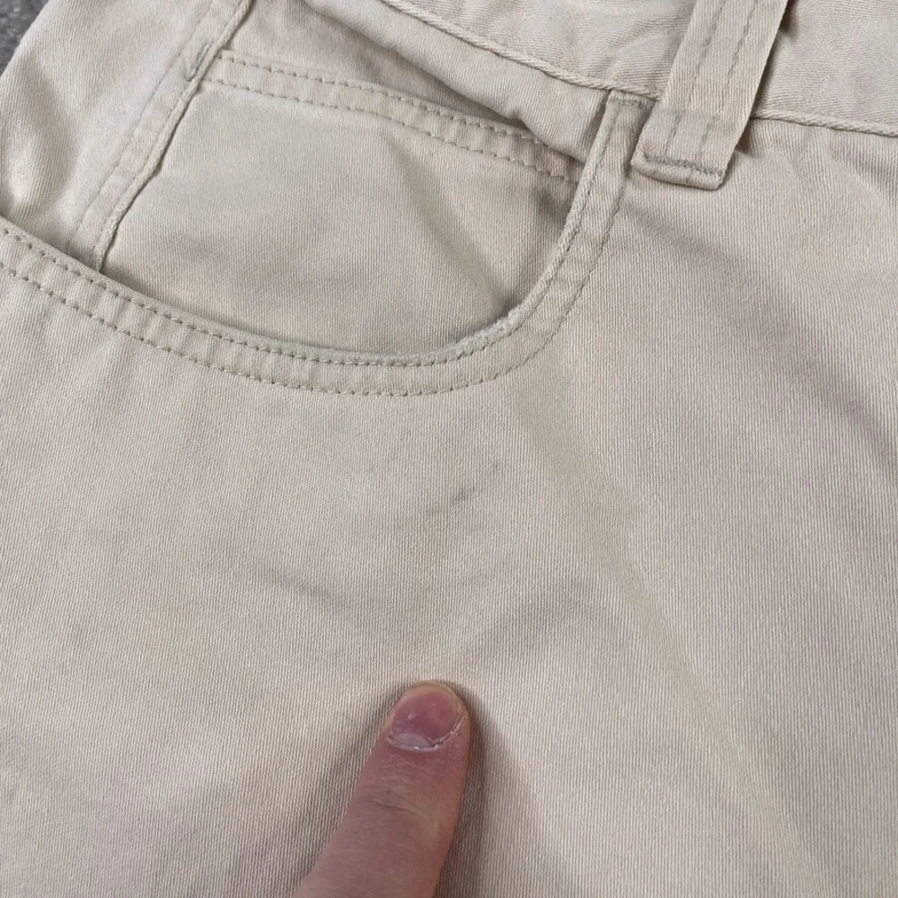 VINTAGE Quiksilver Pants Mens‎ 36 (Fits 35x32) Khaki Cargo Baggy Skater Y2K